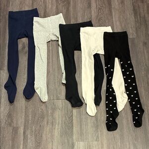 GAP Girls (4-6) Lot of 5 Winter Tights